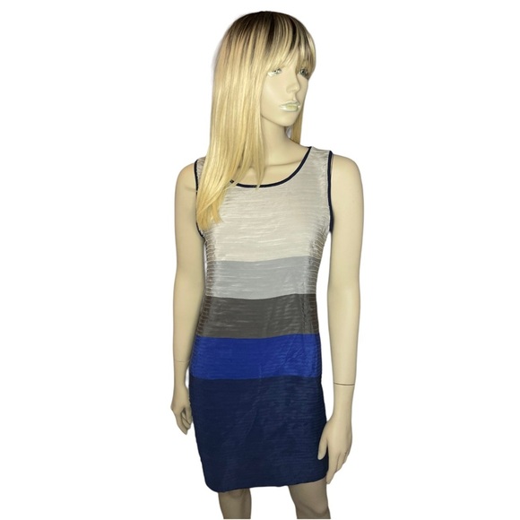 Rag & Bone Silk Layered Colour block Dress - Picture 4 of 10